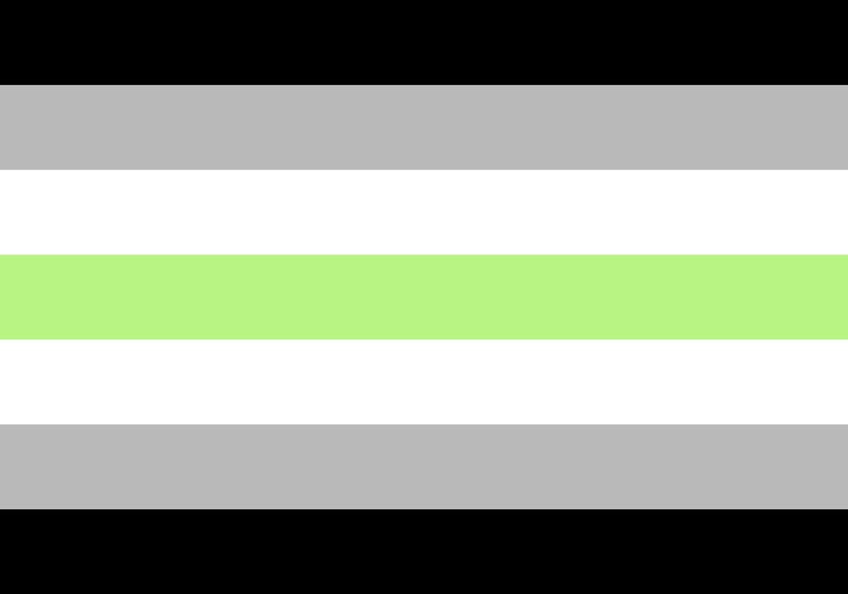 Agender pride flag